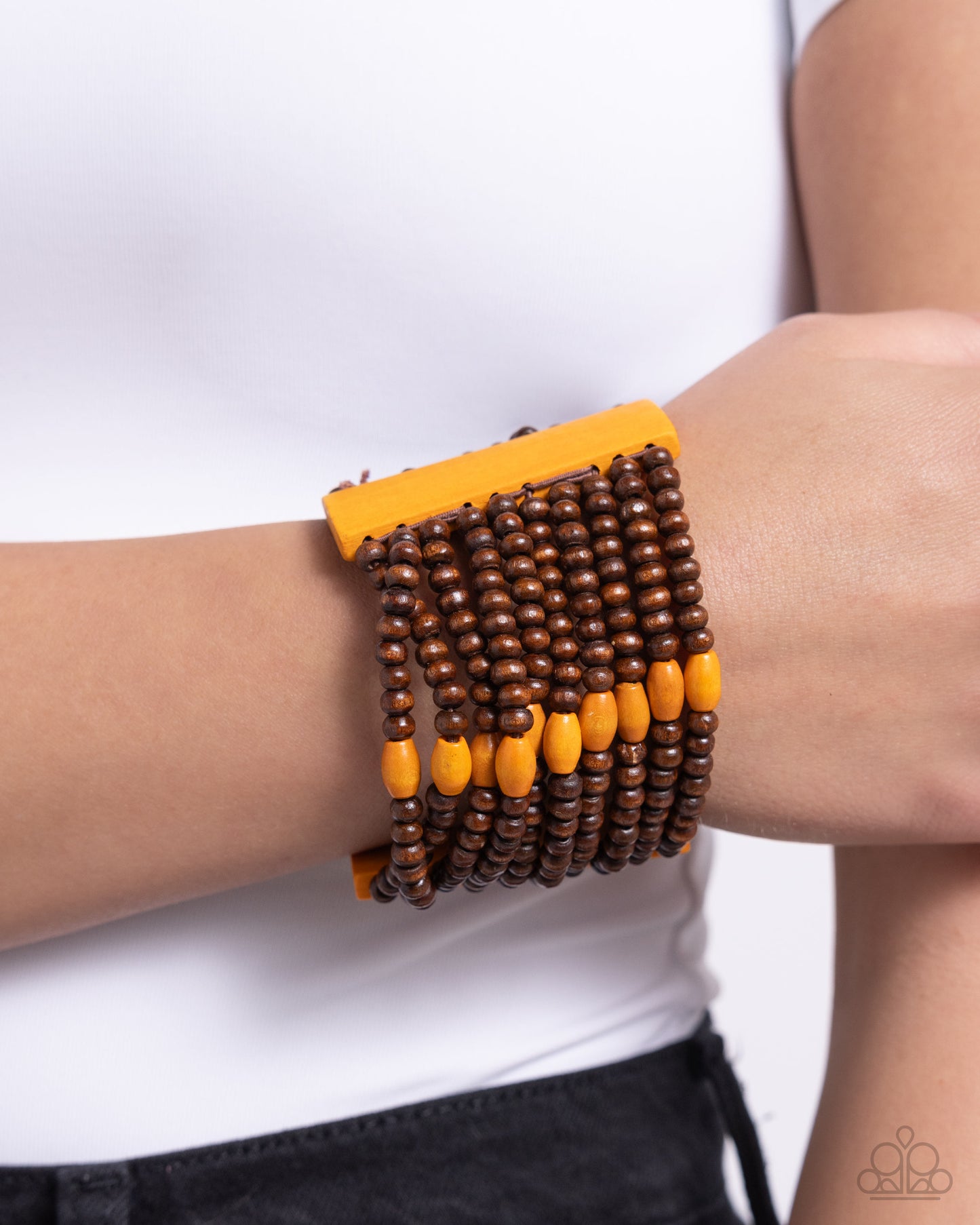 Paparazzi- Tropical Trendsetter - Orange Bracelets #1180