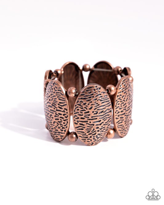 Paparazzi - River Realm - Copper Bracelets #1207
