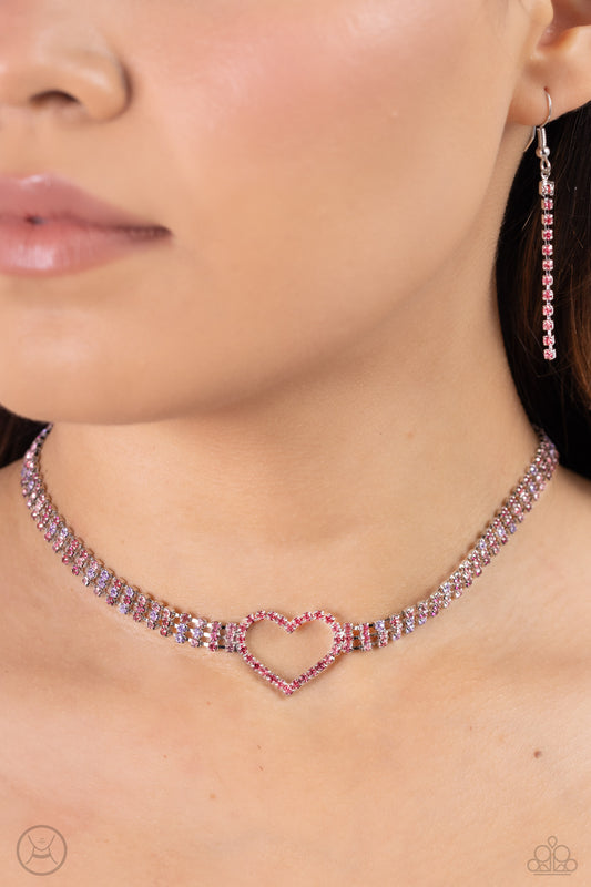 Paparazzi - Rows of Romance - Pink Necklaces #1418