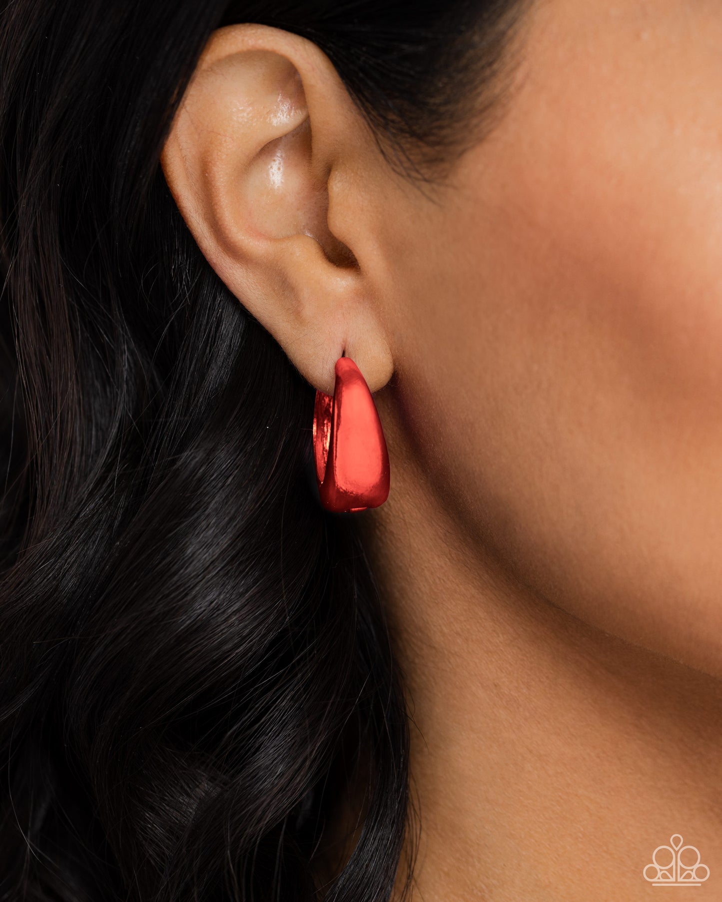 Paparazzi - Colorful Curiosity - Red Earrings #1795