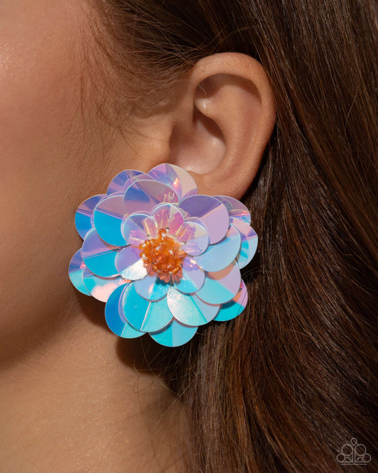Paparazzi - Floating Florals - Multi Earrings #2231