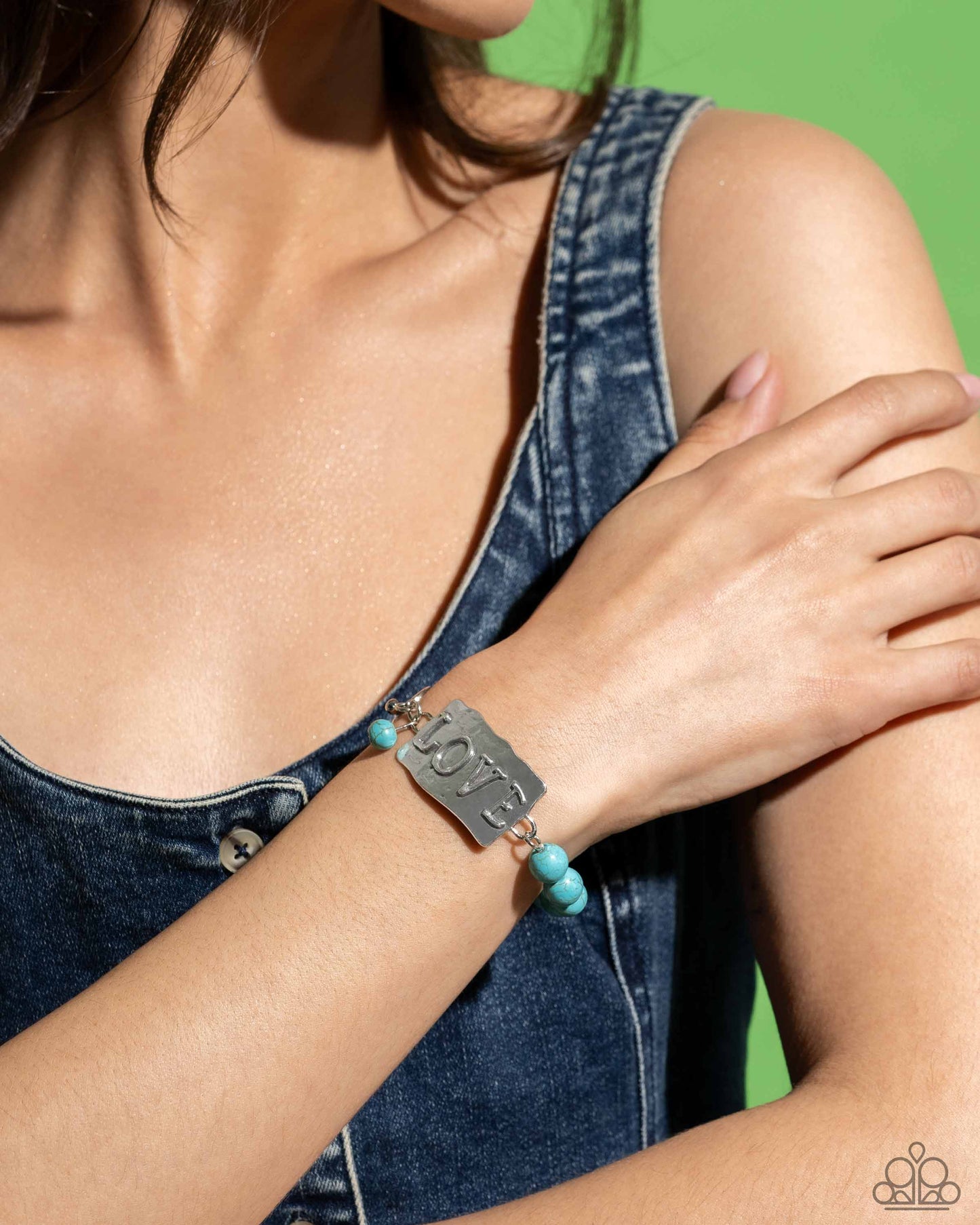 Paparazzi - Lovely Stones - Blue Bracelet #B161