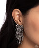 Paparazzi - Congratulatory Charm Silver Earrings #2401