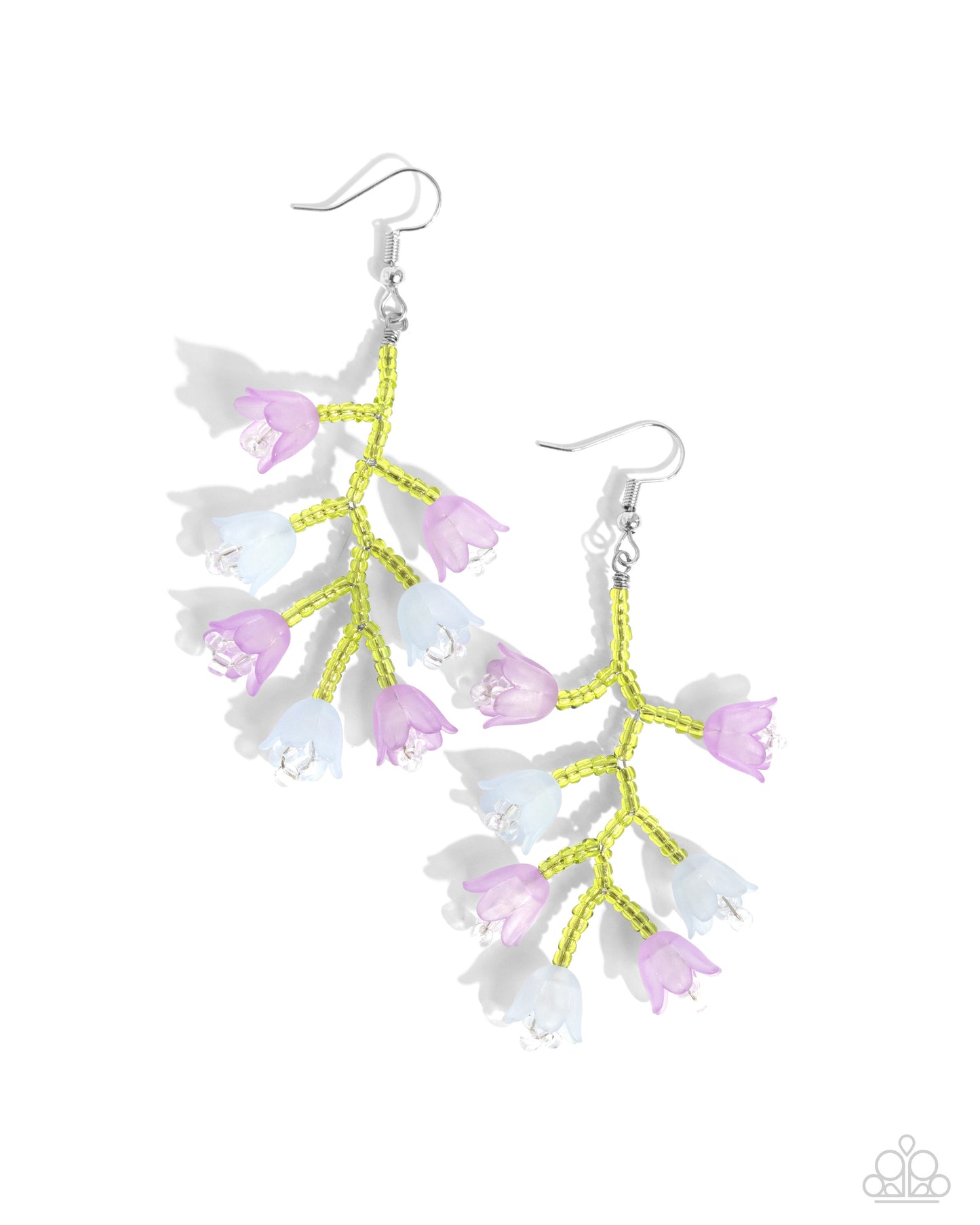 Paparazzi - Beguiling Bouquet - Purple Earrings #2269