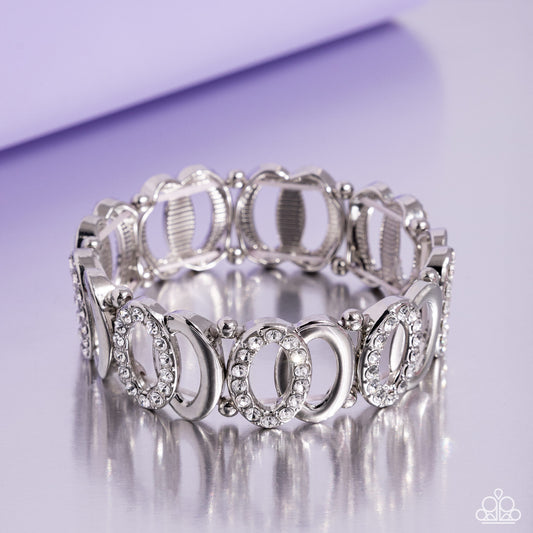 Paparazzi - Refined Rarity - White Bracelets #1220