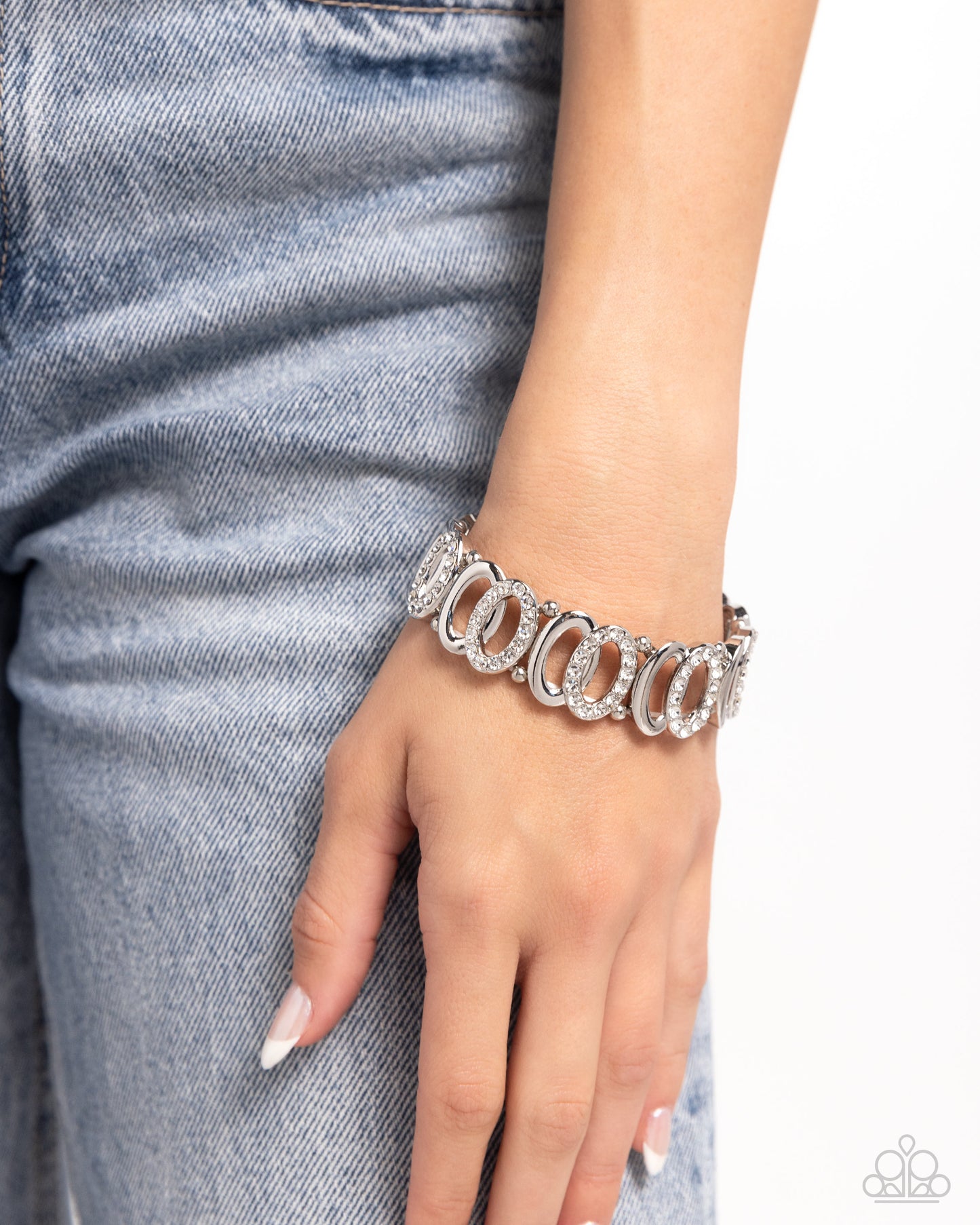 Paparazzi - Refined Rarity - White Bracelets #1220