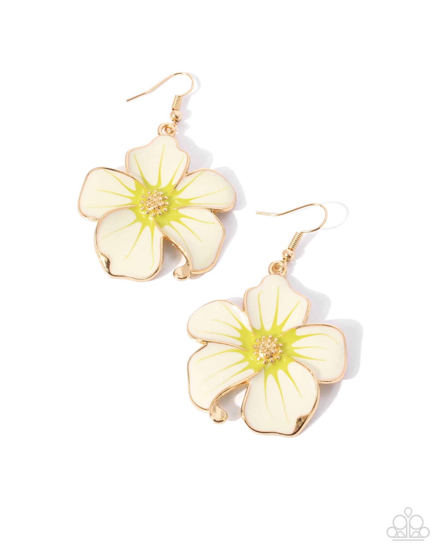 Paparazzi - Floral Flavor - Gold Earrings #2472