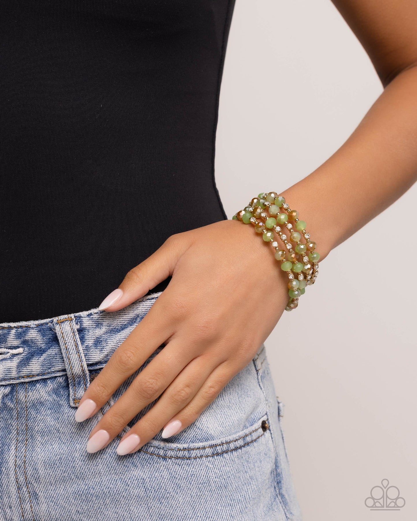 Paparazzi - Refined Reality - Green Bracelets #1200