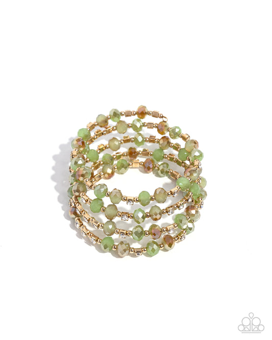 Paparazzi - Refined Reality - Green Bracelets #1200