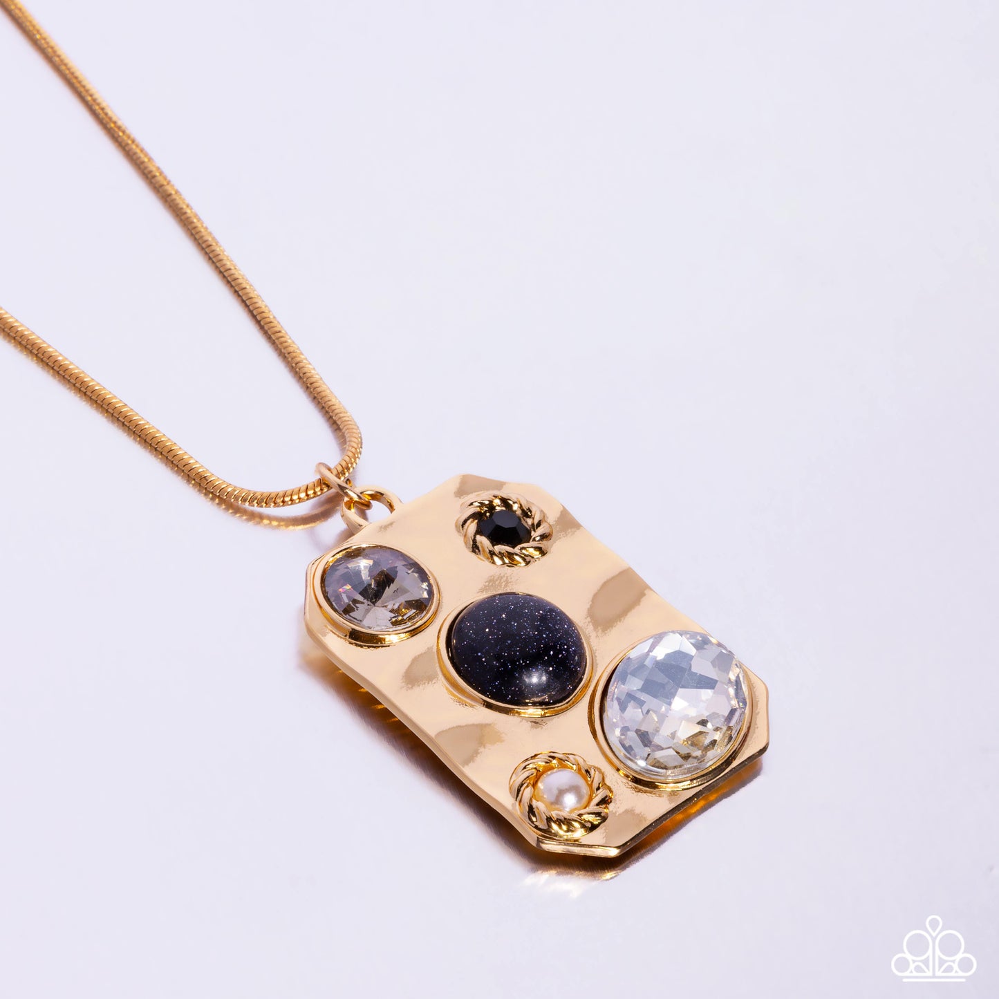 Paparazzi - Admirably Abstract - Black Necklaces #2367