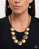 Paparazzi - Engraved Energy - Brass Necklace #2376