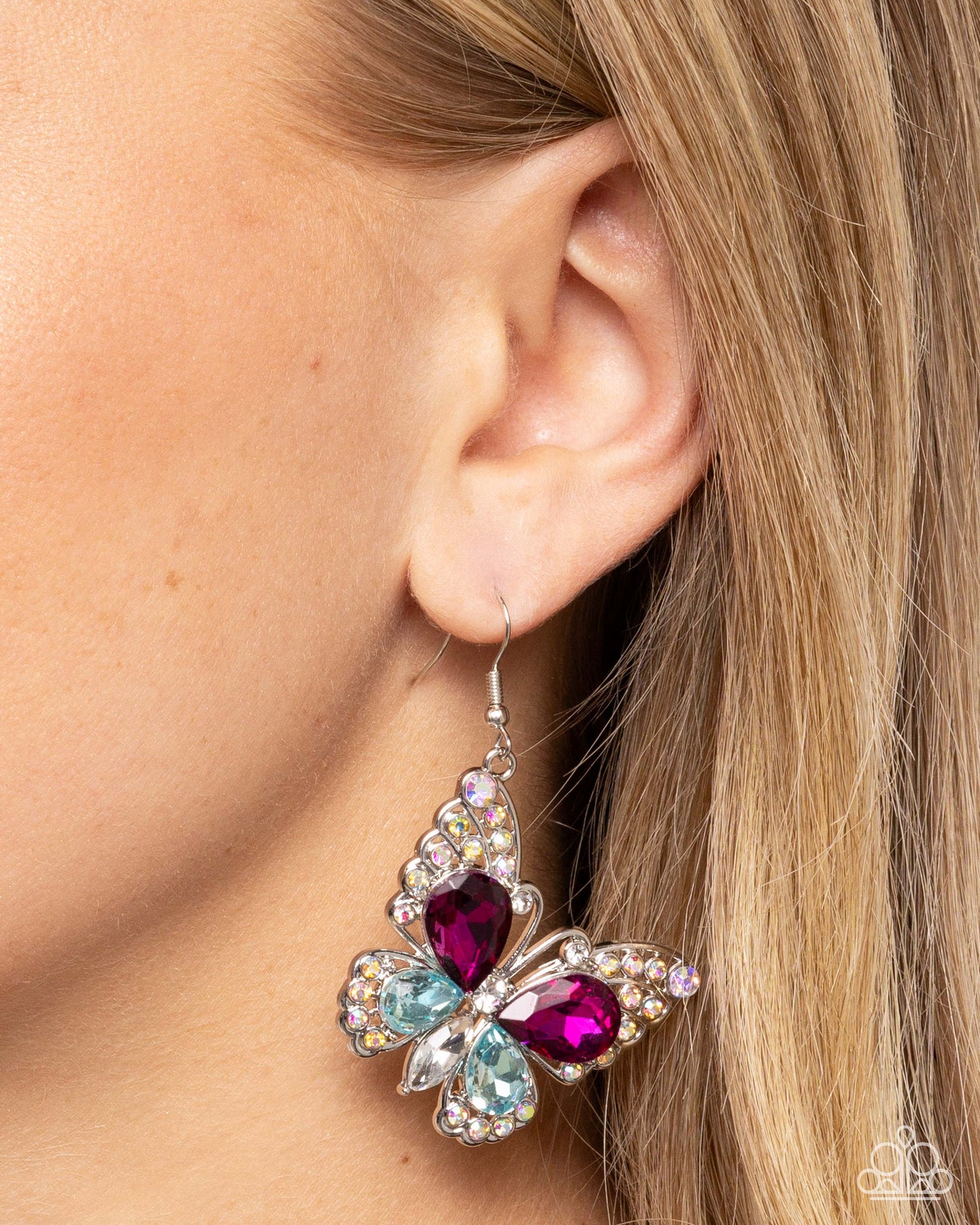 Paparazzi - Teardrop Takeoff - Multi Earrings #2409