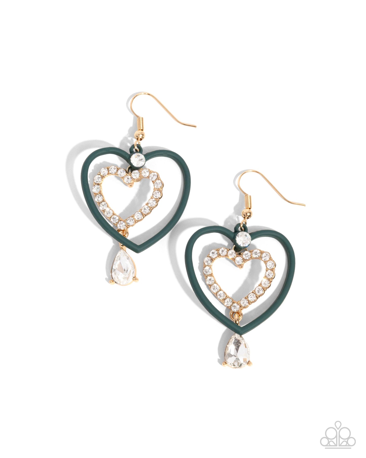 Paparazzi - Soft and Sweet - Green EARRINGS #1733