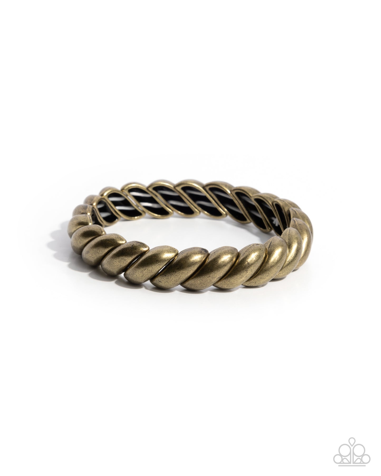Paparazzi - Carefree Curls - Brass Bracelets #B236