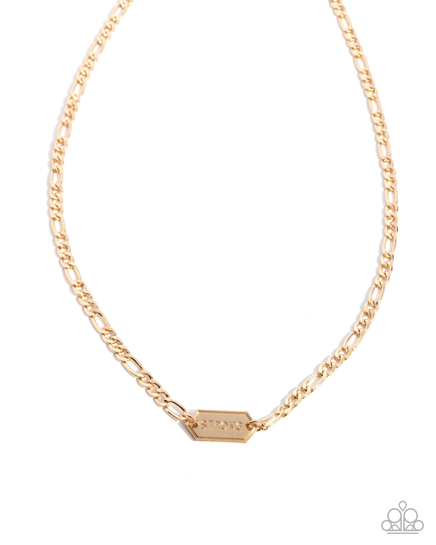 Paparazzi - Strong Suit - Gold Necklaces #1474