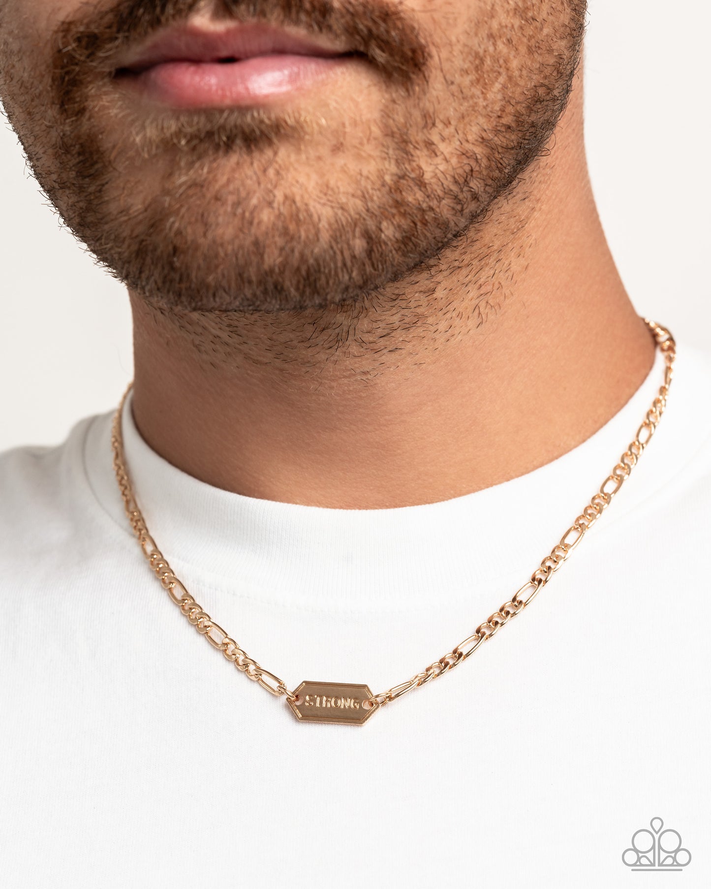Paparazzi - Strong Suit - Gold Necklaces #1474