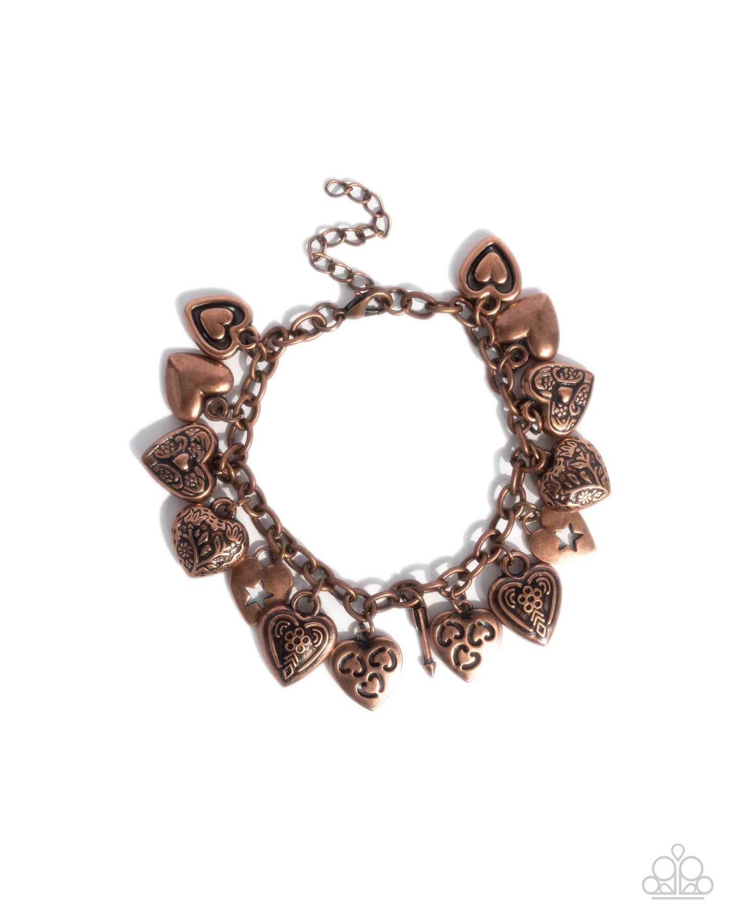Paparazzi - Charming Change - Copper Bracelets #B237