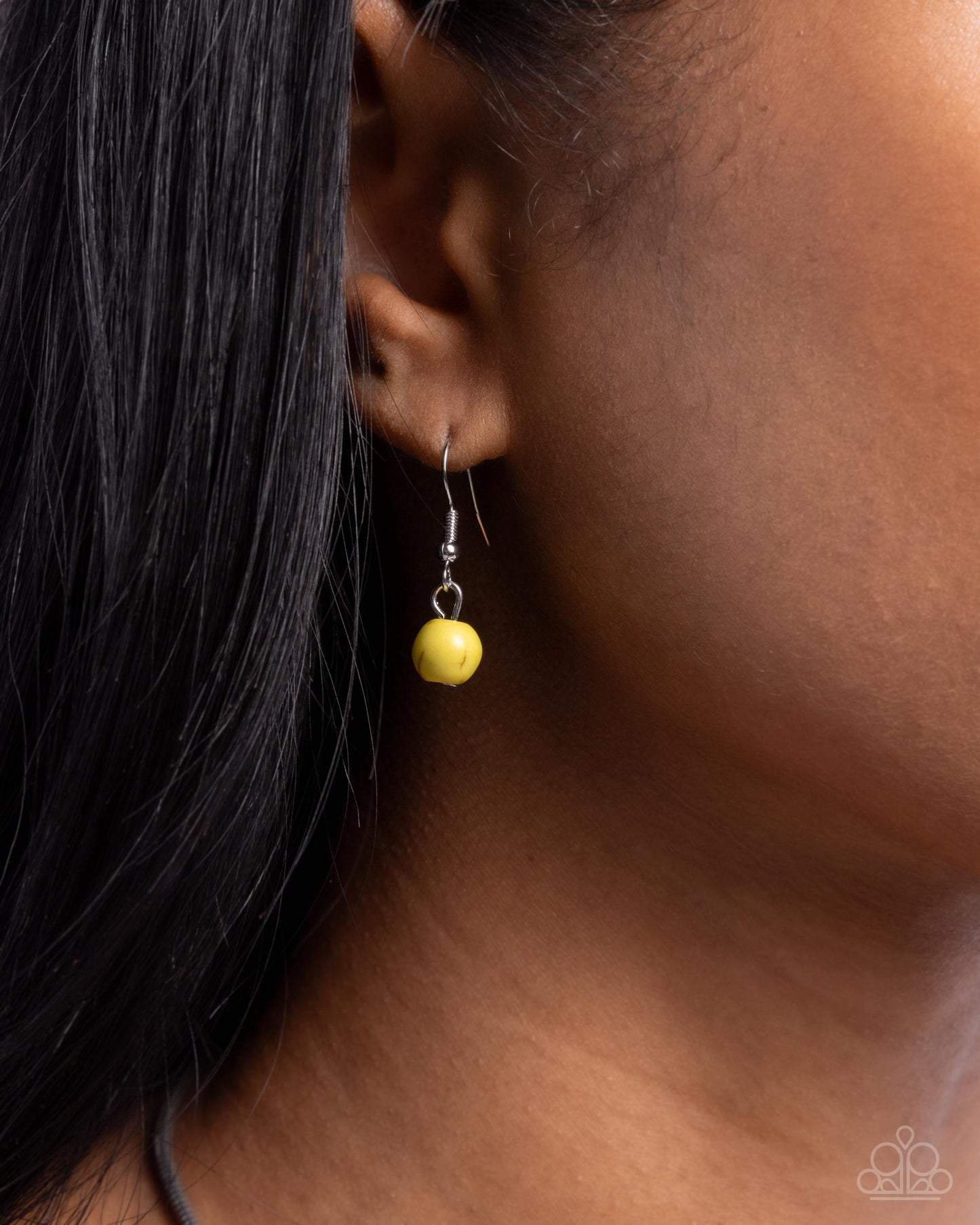 Paparazzi -Tasteful Texture - Yellow Necklaces #N519