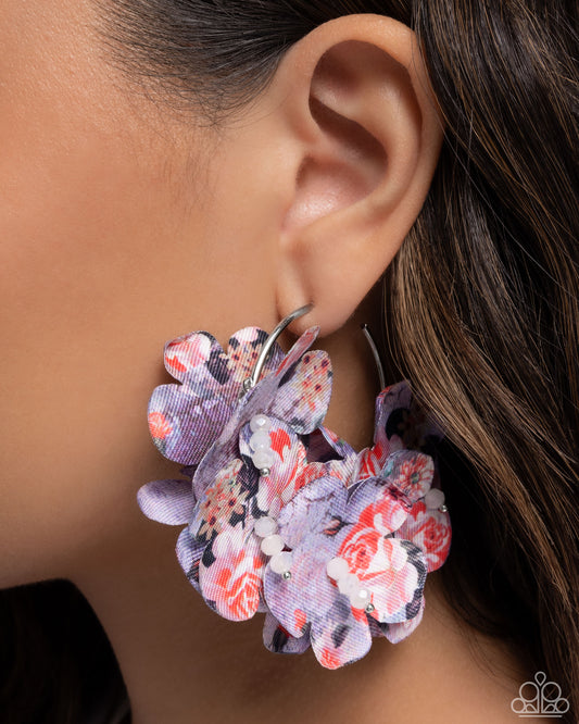 Paparazzi - Whimsical Walk - Purple Earrings #2487