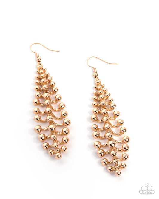 Paparazzi - Seize the Studs - Gold Earrings #2495
