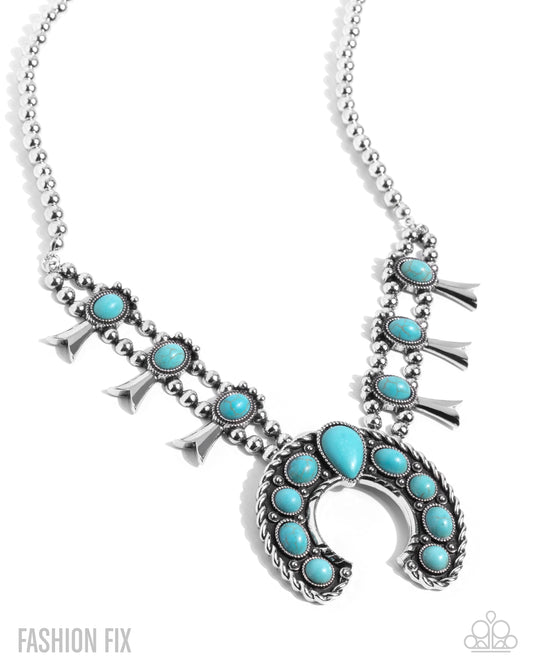 Paparazzi - Rustic Route - Blue Necklaces #N533