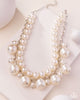 Paparazzi - Sophisticated to the Max - White Necklace #0346