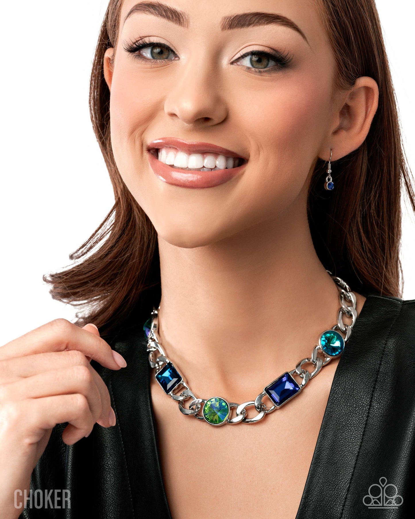 Paparazzi - Groundbreaking Glitter - Green Necklace #0038