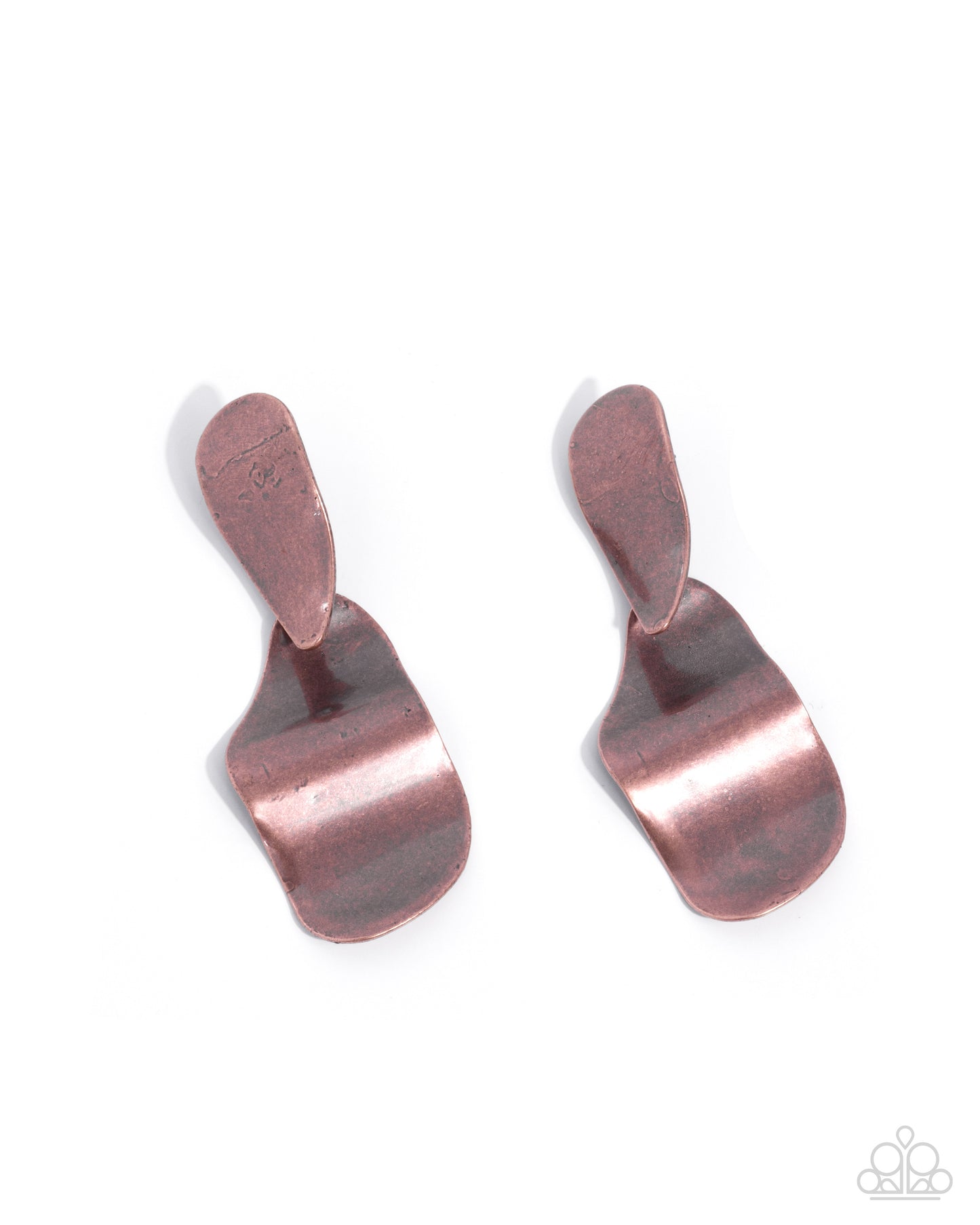 Paparazzi - Abstract Acclaim - Copper Earrings #0717
