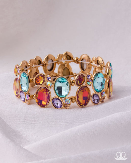Paparazzi - Oval Overture - Multi Bracelets #1249