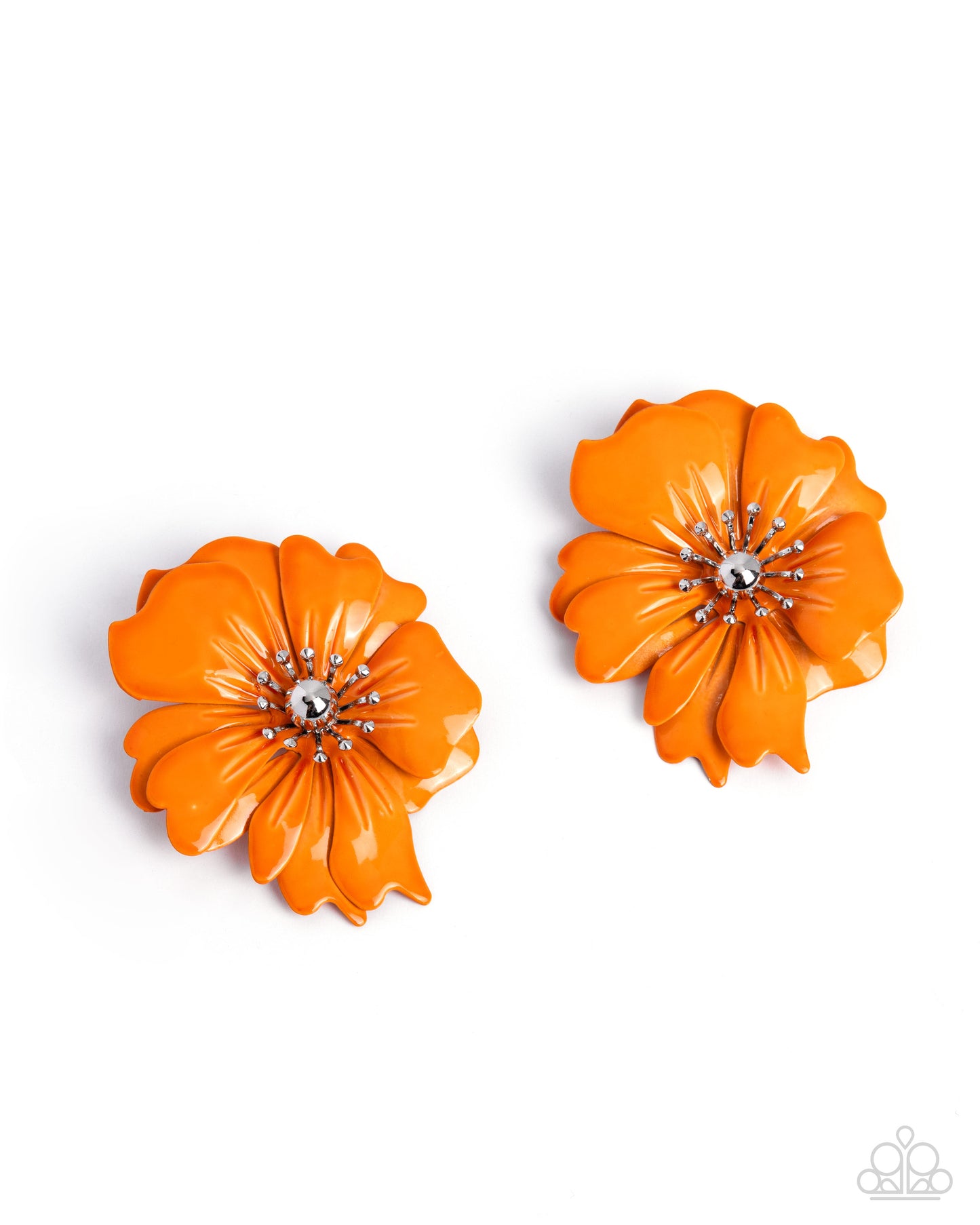 Paparazzi - Flourishing Fantasy - Orange Earrings #0709