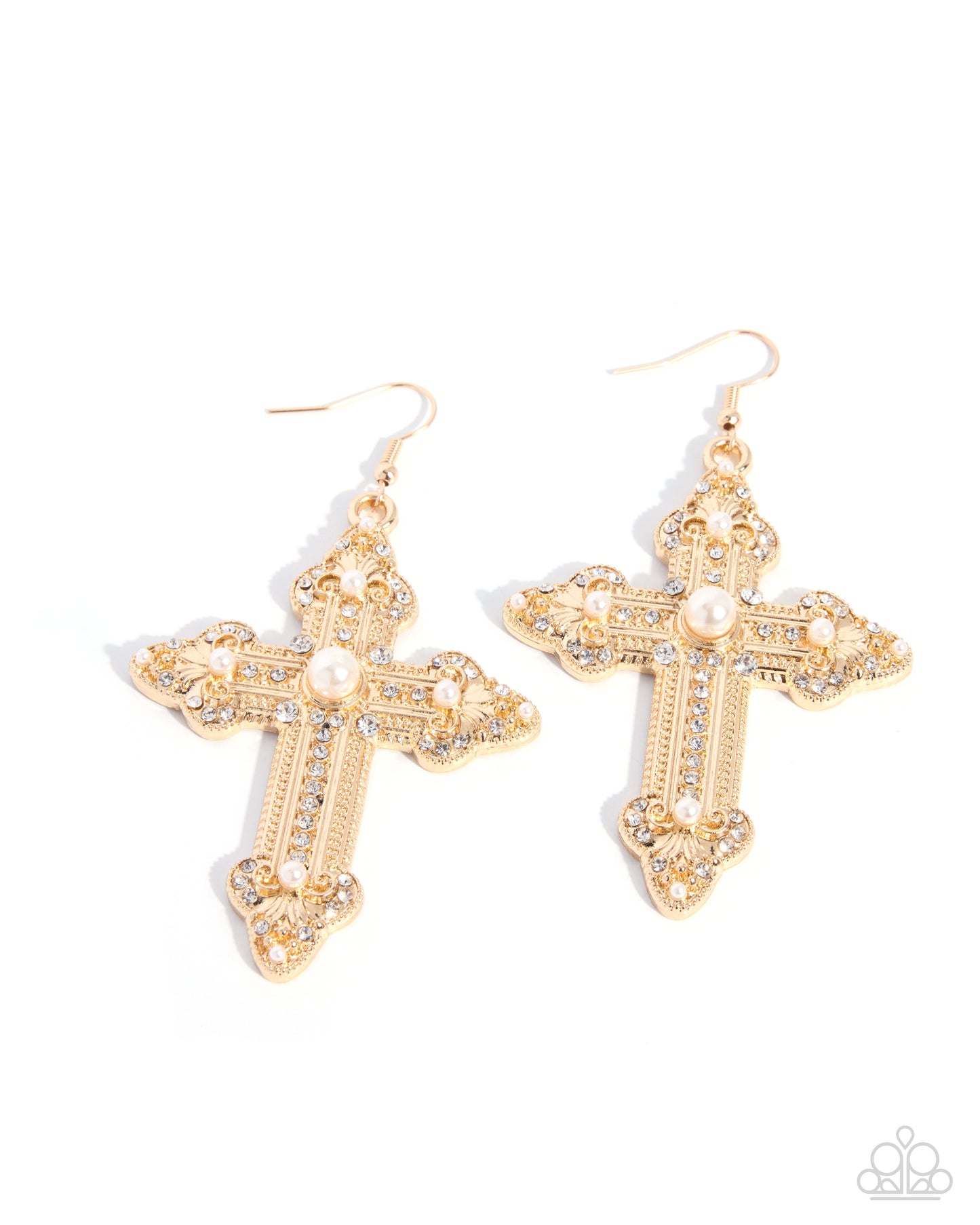 Paparazzi - Celestial Certainty - Gold Earrings #0780