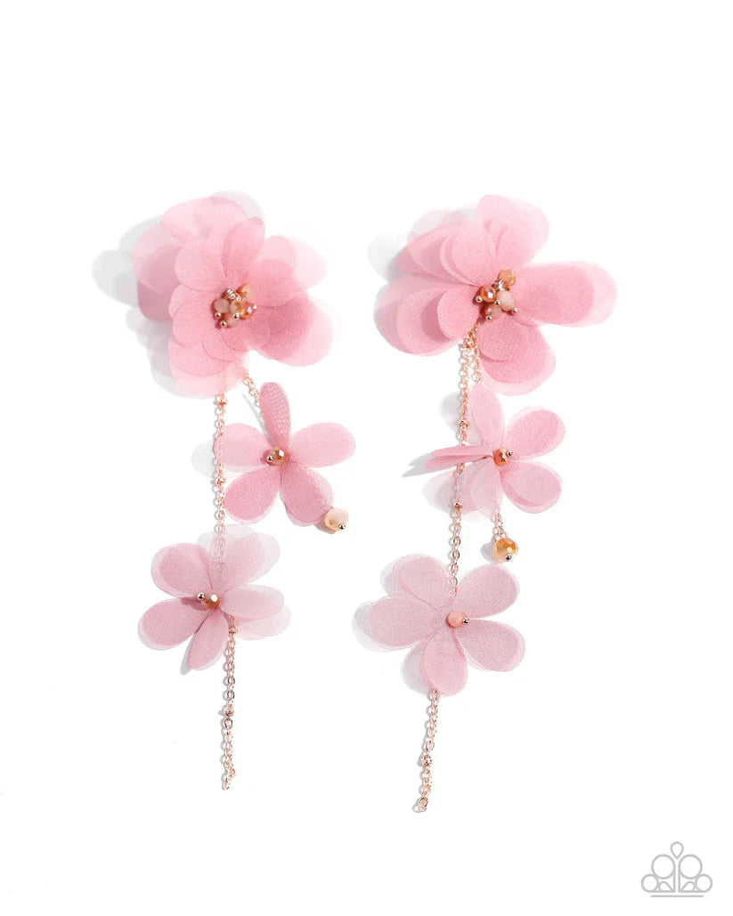 Paparazzi - Balletcore - Gold Post Earrings #2432