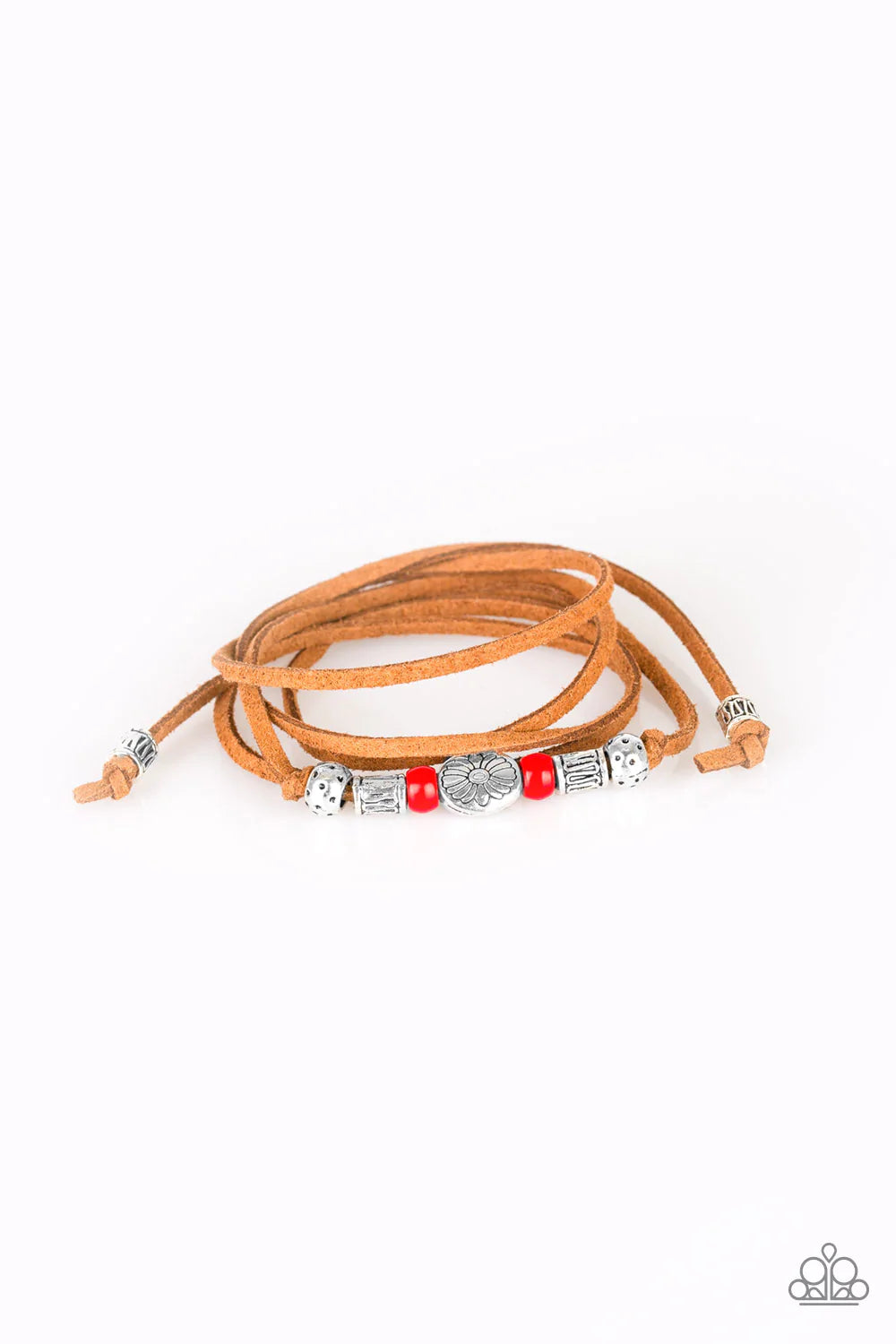 Paparazzi - Clear A Path - Red Bracelet #U213