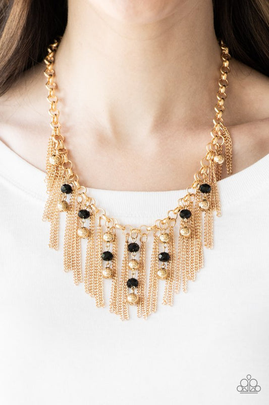 Paparazzi - Ever Rebellious - Gold Necklaces #1424