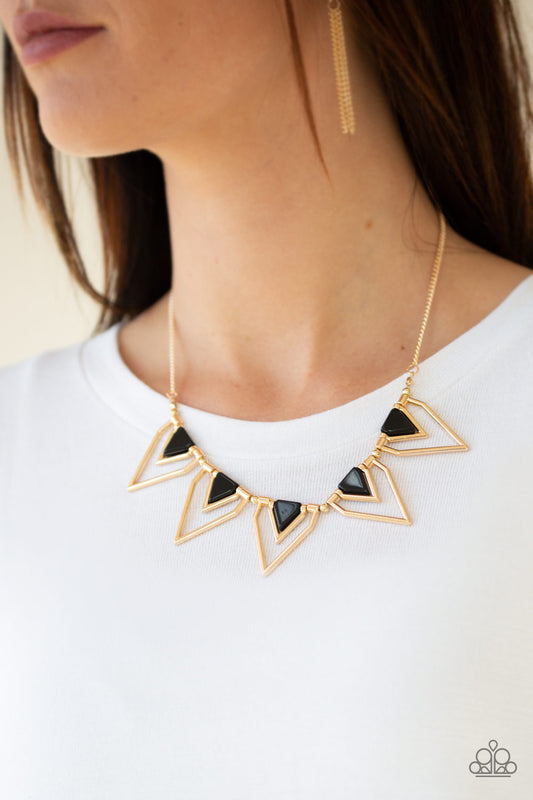 Paparazzi - The Pack Leader - Gold Necklace #0464