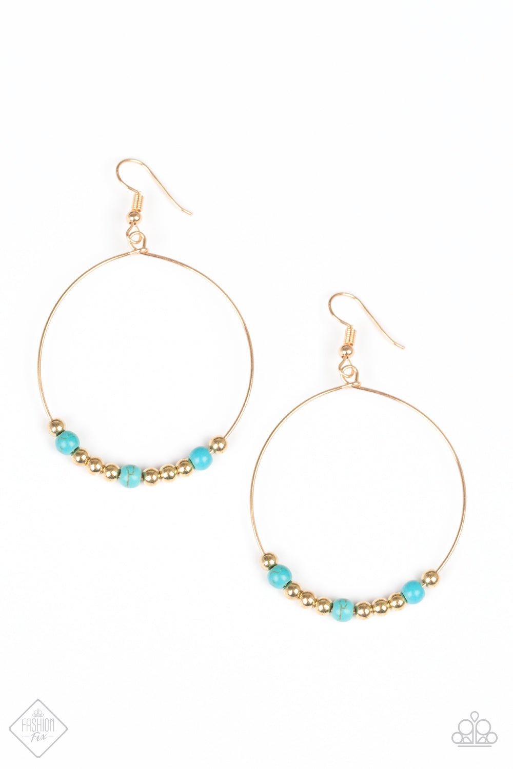 Paparazzi - Say A Little PRAIRIE Gold Earrings