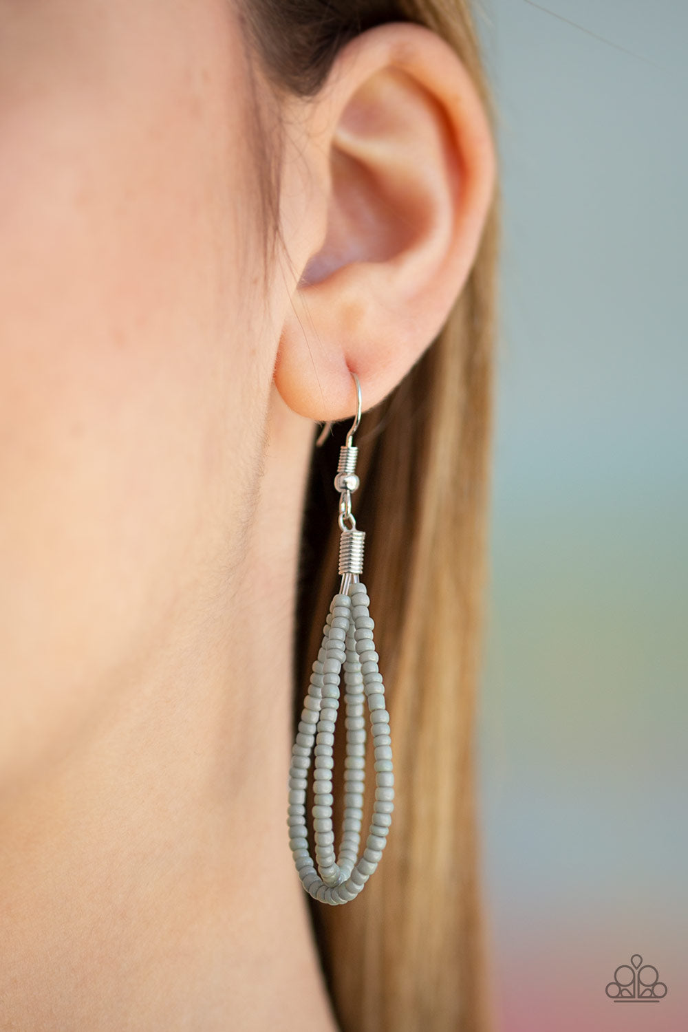 Paparazzi - Peacefully Pacific - Silver Necklaces #1376