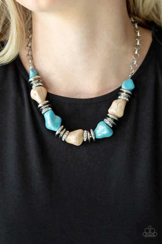 Paparazzi - Stunningly Stone Age - Multi Necklaces
