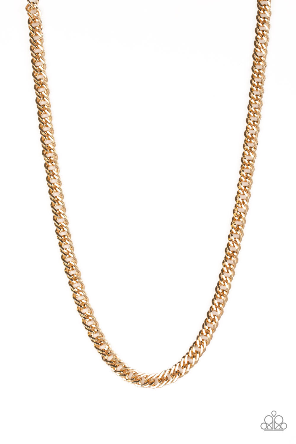 Paparazzi Accessories - Undefeated - Gold Necklace #0342