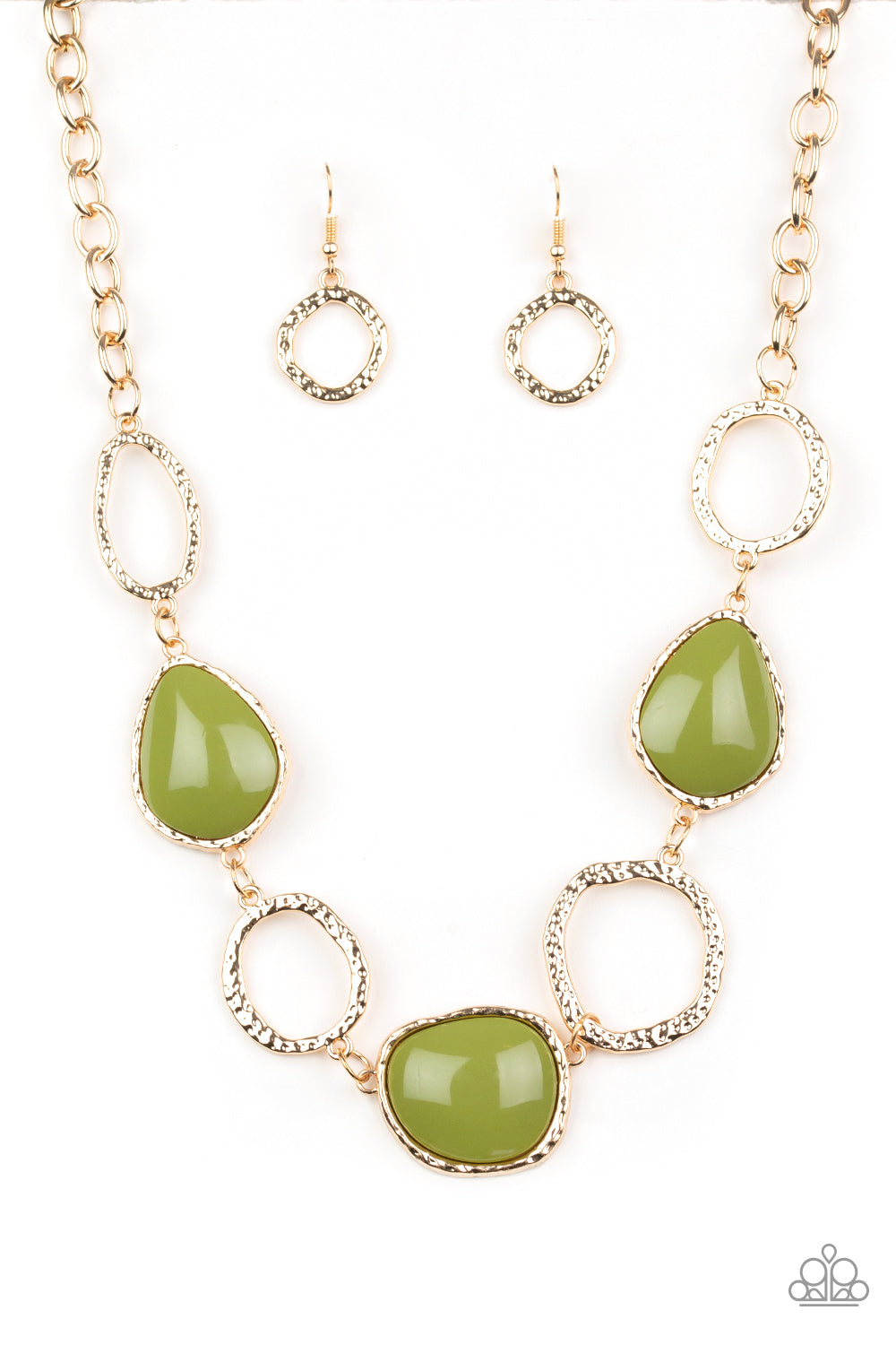 Paparazzi Accessories - Haute Heirloom - Green Necklace - #0070