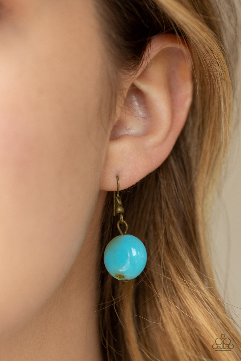 Paparazzi - Full Out Fringe - Blue Necklaces #1591