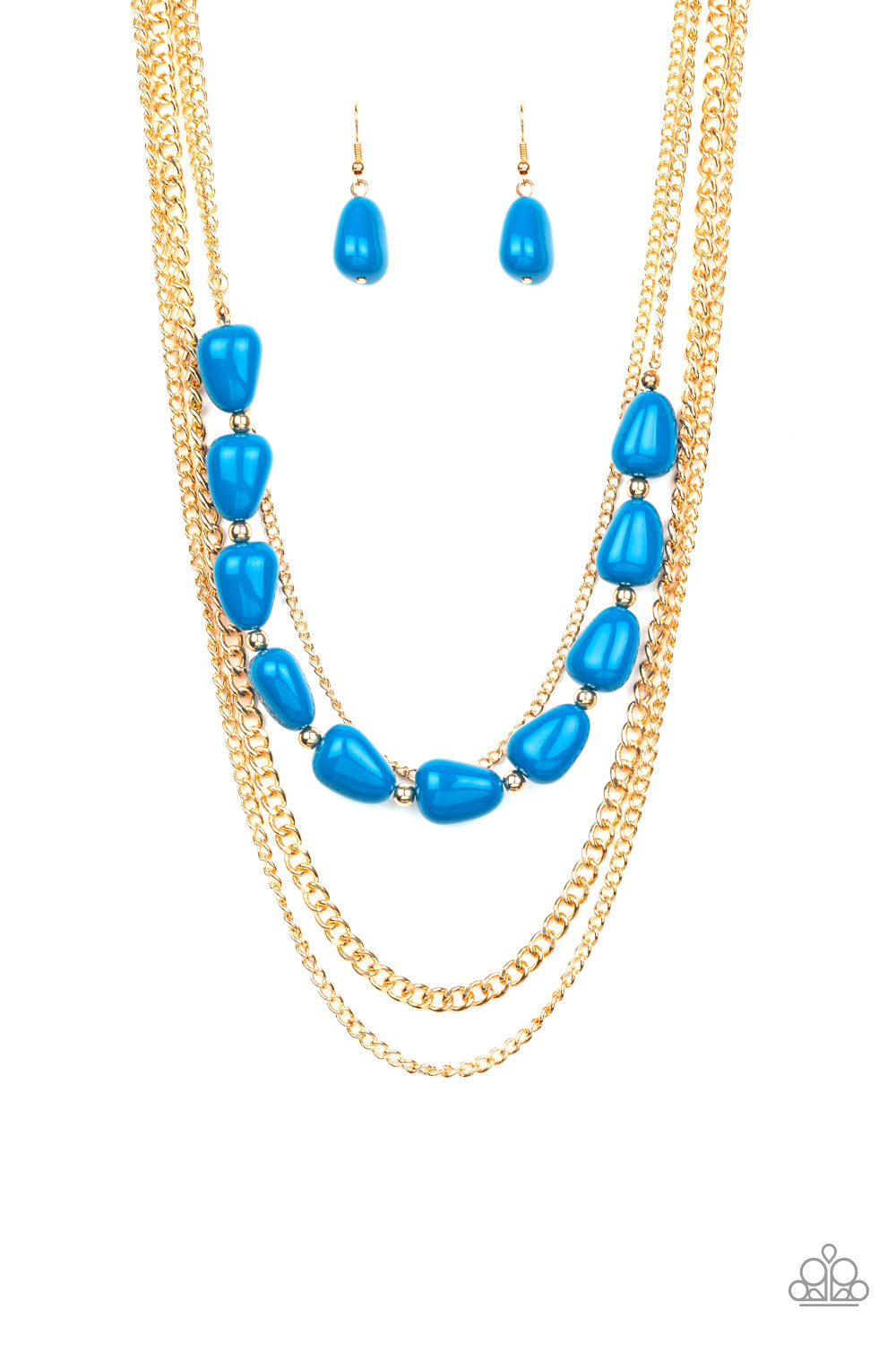 Paparazzi - Trend Status - Blue Necklace  #0420