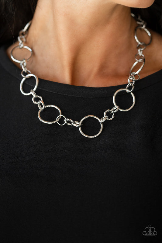 Paparazzi- Classic Combo - Silver Necklace ##0429