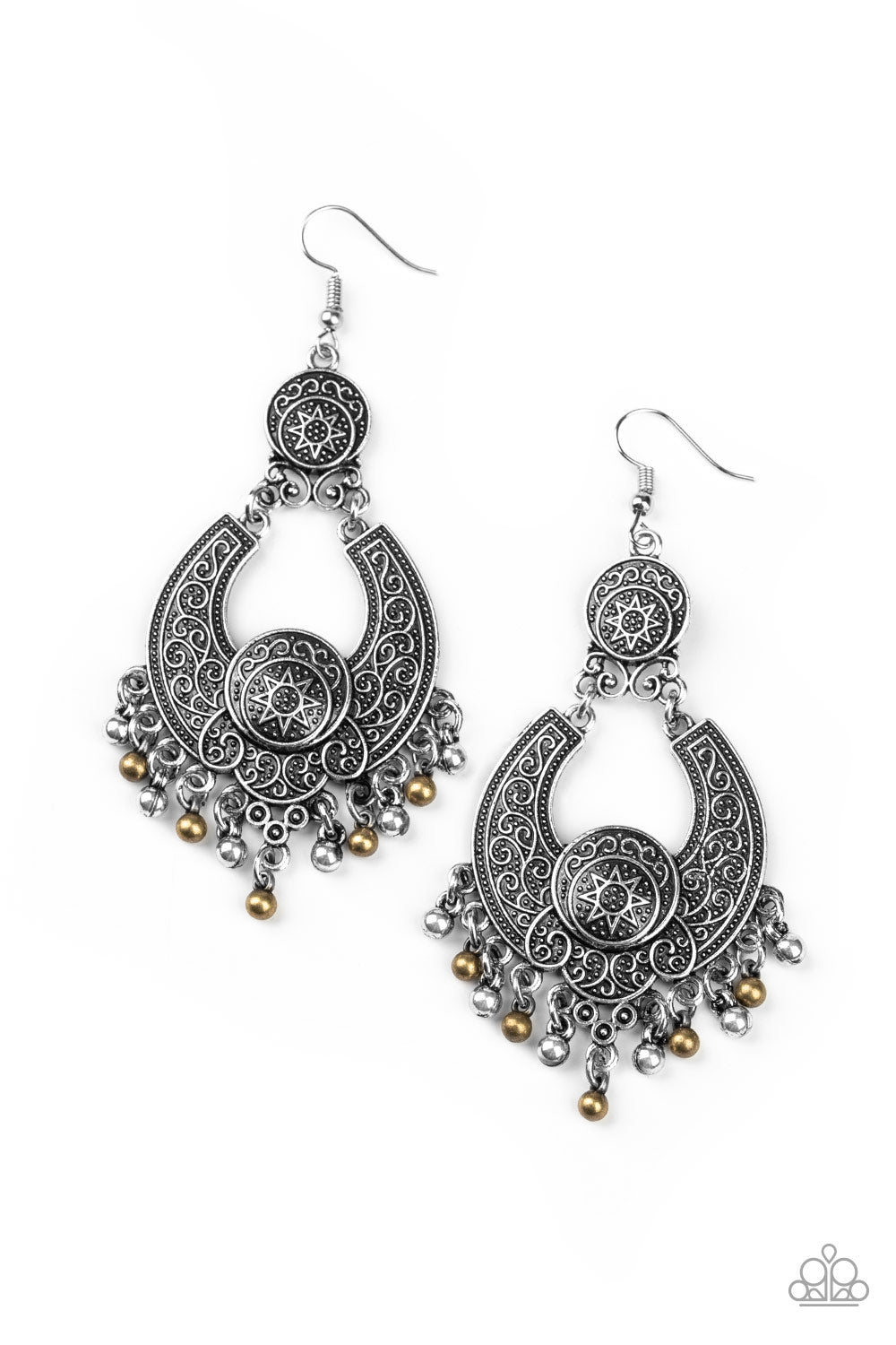 Paparazzi - Sunny Chimes - Multi Earrings #0904