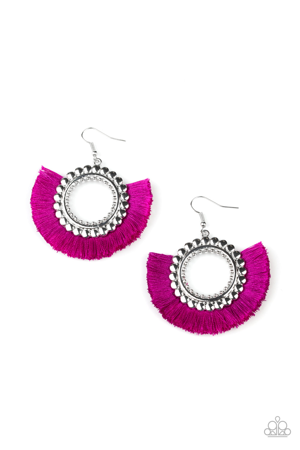 Paparazzi - Fringe Fanatic - Purple Earrings O/D #015