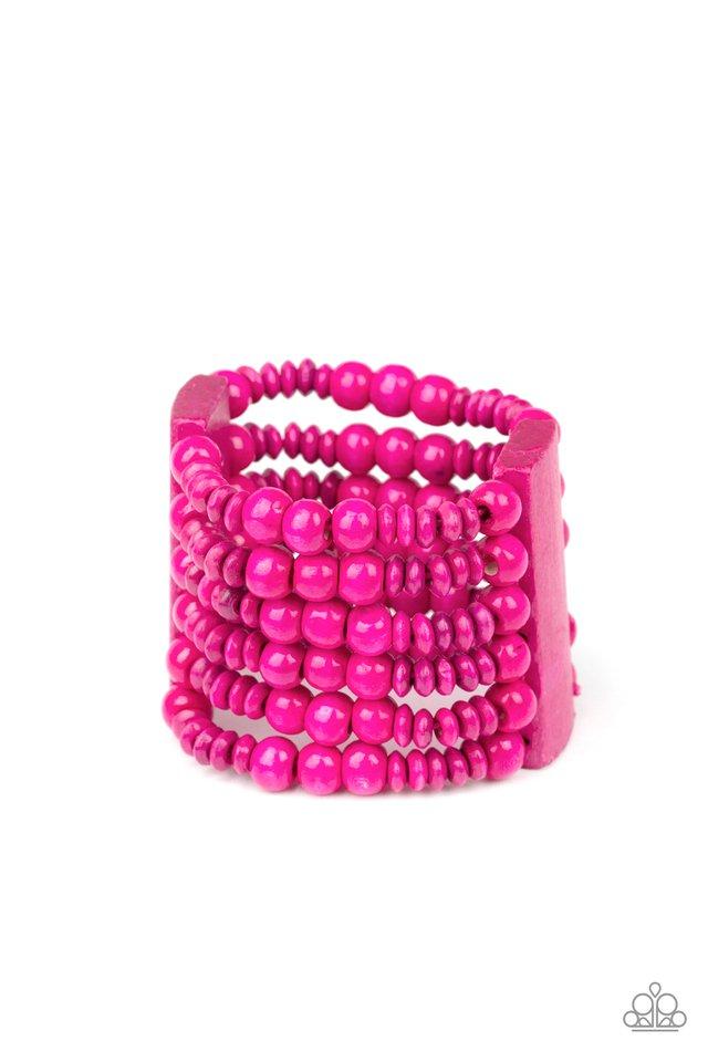 Paparazzi - Dont Stop BELIZE-ing - Pink Bracelet #1116