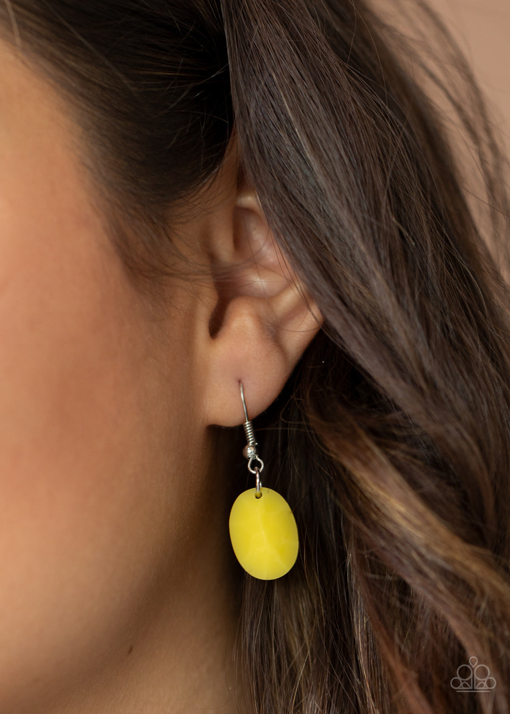 Paparazzi - Finding Balance - Yellow Necklace #1510