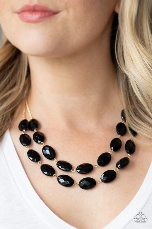Paparazzi - Max Volume - Black Necklace #0465