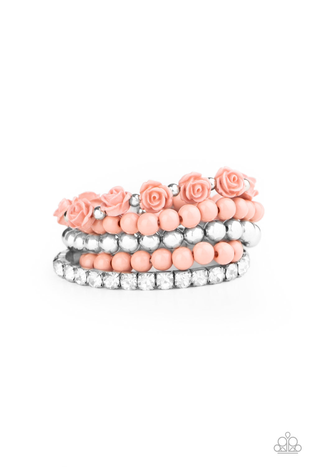 Paparazzi - Rose Garden Grandeur - Pink Bracelets #1076