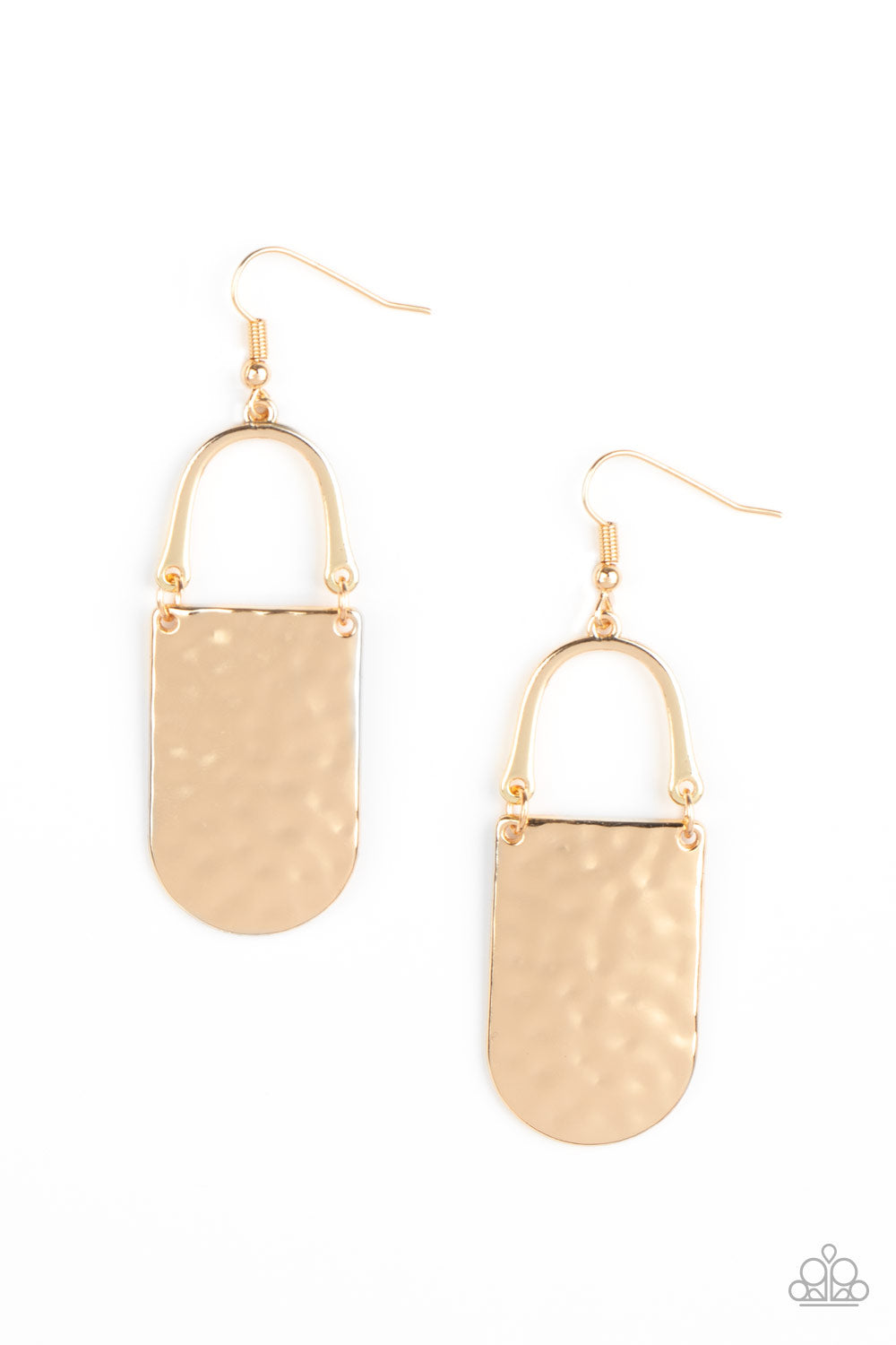 Paparazzi - Resort Relic - Gold Earrings #0799